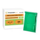 Glamour Bubble Mailers - Metallic Green - 7.5" x 11" - 250 Mailers/Case