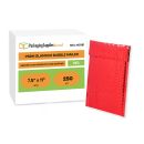 Glamour Bubble Mailers - Metallic Red - 7.5" x 11" - 250 Mailers/Case