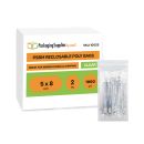 Reclosable Poly Bags - 5" x 8" 2 Mil - 1000 Bags/Box