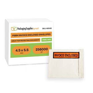 Invoice Enclosed Envelopes - 4.5 x 5.5 Inch - Panel Face - 256000/Full Pallet