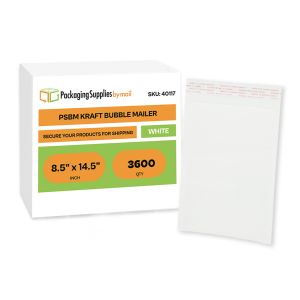 White Kraft Bubble Mailers - 8.5