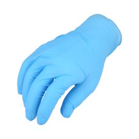 Blue Industrial Nitrile Gloves - Powder Free - 5 Mil