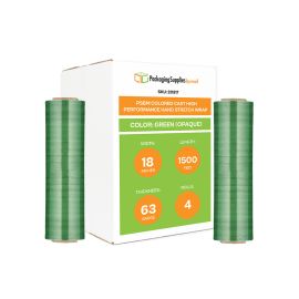 Colored Cast High Performance Hand Stretch Wrap Opaque Green 4 Qty