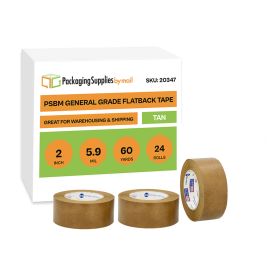 General Grade Flat Back Tape 24 Qty 2 Inch