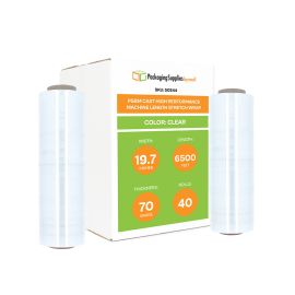 High Performance Machine Length Cast Stretch Wrap 40 Qty 6500 Feet