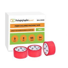 Red Color Packing Tapes 24 Qty