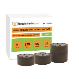 Tan Acrylic Carton Sealing Tape 36 Qty