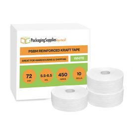 Reinforced White Kraft Tape 10 Qty
